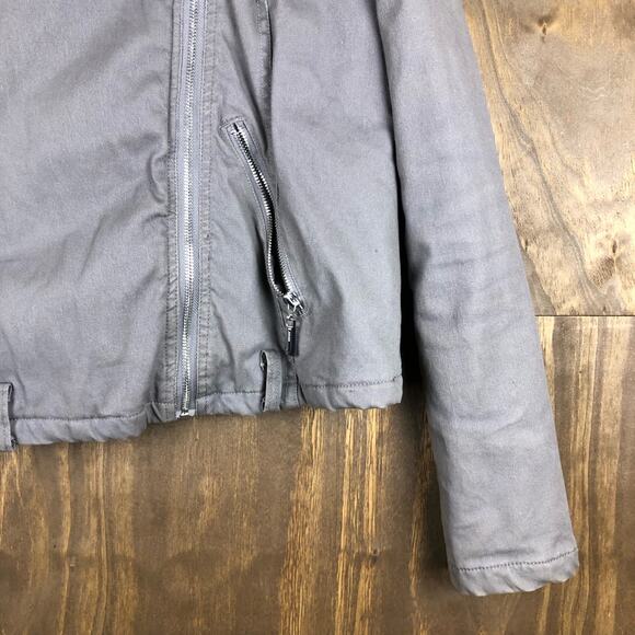 Jou Jou Womens Jacket Brown Faux Fur Winter Warmth Stretch Large - Picture 4 of 13